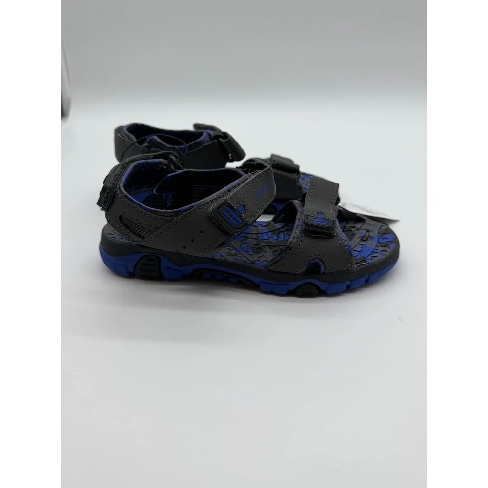 Eddie Bauer Jordan Kids Grey‎ Blue Camo Sport Sandals Size 1